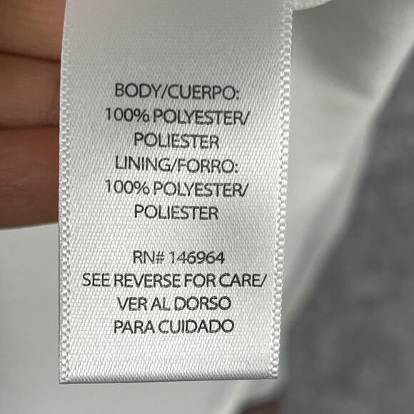 Robbie Bee Chiffon Dress Womens 12 Floral Cowl Neck Romantic Whimsy Fairy Y2K - Picture 6 of 15